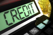 Credit Calculated Shows Financing Borrowing Or Loan