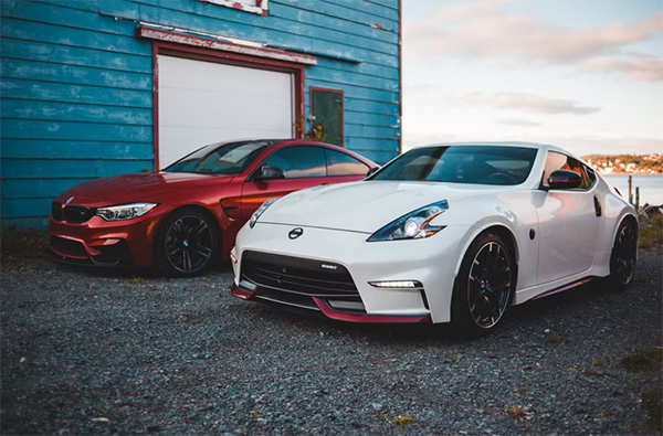 sports-autos-parked